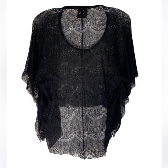 Unif Black Lace Top - Picture 2 of 3